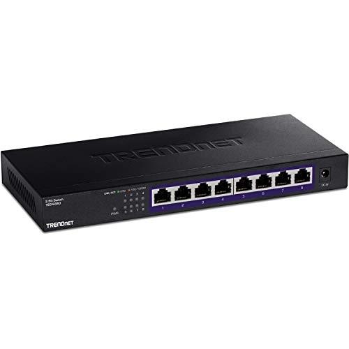 TRENDnet TEG-S380 - Commutateur réseau non-géré 2.5G à 8 ports RJ-45 avec boîtier métallique et montage mural_0