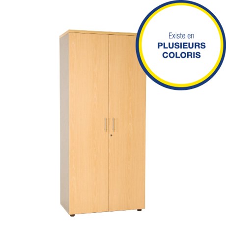 ARMOIRE HAUTE 2 PORTES BATTANTES TRIADE (COLORIS AU CHOIX)