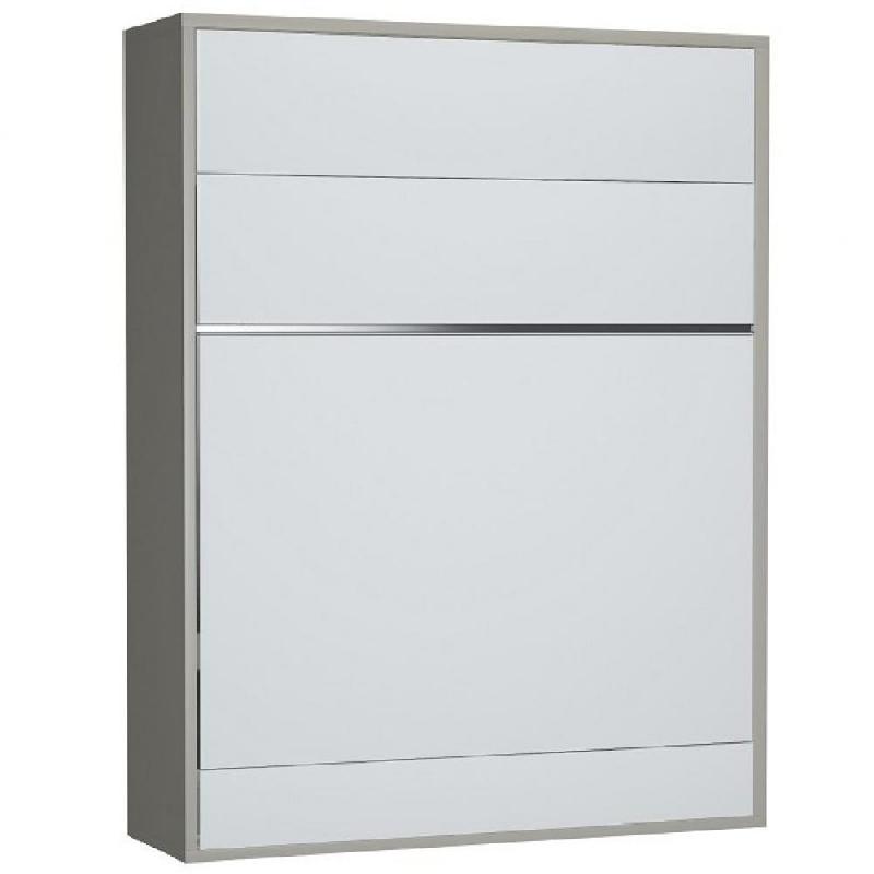 Armoire lit FALCON - Couchage 160x200 cm - Profondeur 50 cm - Ouverture assistée - Structure mélaminée_0