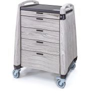 Avalo Woodblend - Chariot médical Capsa Healthcare - Cadre en acier soudé avec tiroirs sans couture et organisation flexible_0