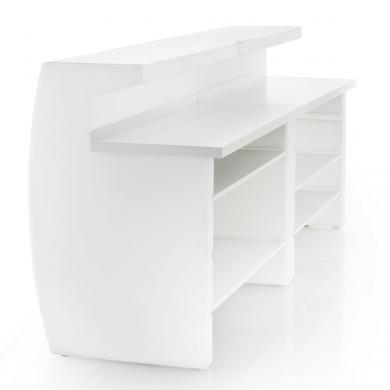 Banque d'accueil Polar - élément droit - Proselec - design élégant en polyéthylène recyclable_0