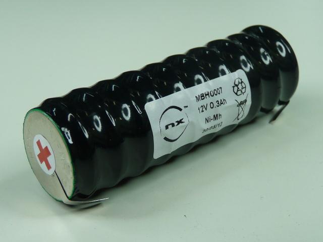 Batterie industrielle NiMH ST4/SG/T2 - 12V 300mAh - Marque Varta_0