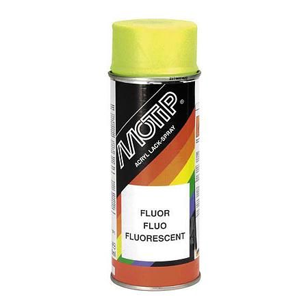 BOMBES DE PEINTURE FLUORESCENTE  BOMBE VERT FLUO 400 ML