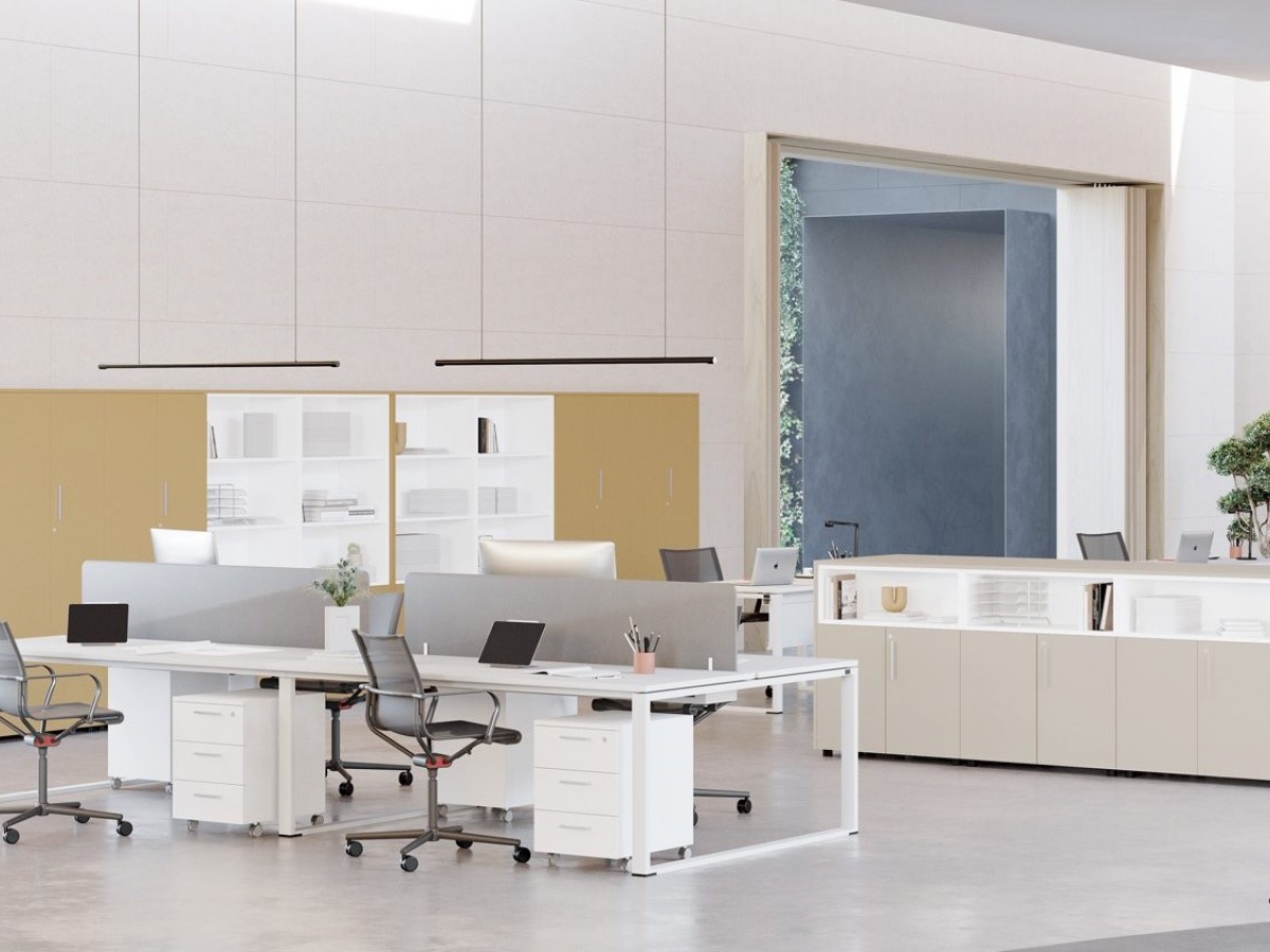 Bureau open space opératif, finition haut de gamme - O POP_0