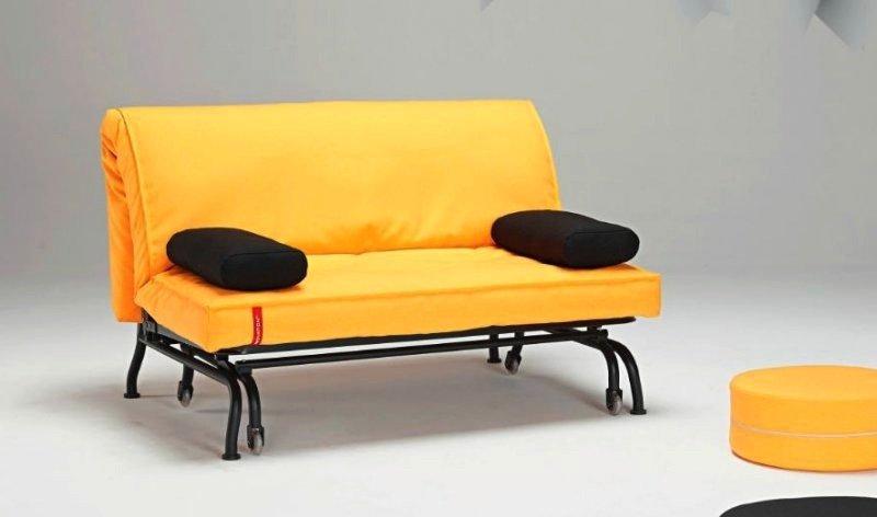 Canape Lit Bz Loop Innovation Clic Clac Jaune Convertible 200 140