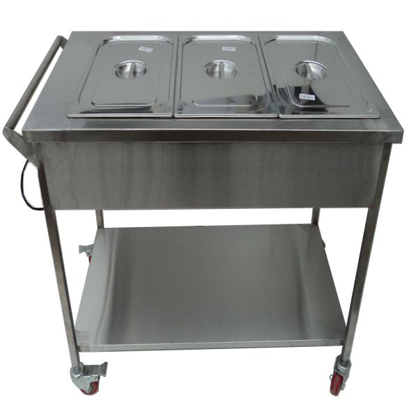 Chariot bain marie - gafic - 4 roues pivotantes_0