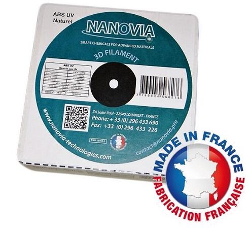 Filament ABS anti-UV 1kg - Nanovia - Diamètre 1,75mm - Certifié RoHS_0