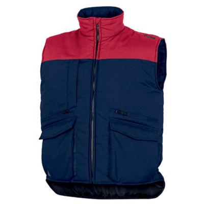 Gilets multipoches marine et rouge. Delta Plus, taille XXXL._0