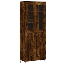 Helloshop26 - Buffet bahut commode armoire meuble de rangement organisateur cuisine salle de séjour salon haut 69,5 x 34 x 180 cm 02_0033542 - 300021_0