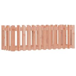 Helloshop26 - Jardinière bac lit surélevé plantes fleurs terrasse jardin de jardin design de clôture bois douglas massif marron 02_0039828 - 30002_0