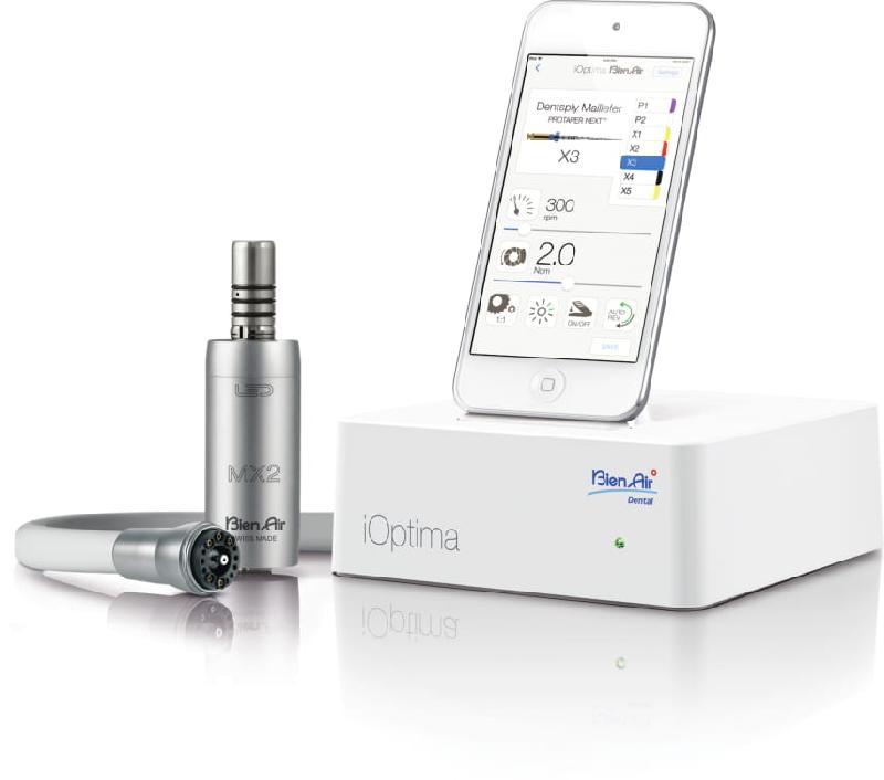 Micro moteur iOptima - 1700563-001 - Bien-Air - Micromoteur sans balais MX2 LED et interface Apple iPod touch_0