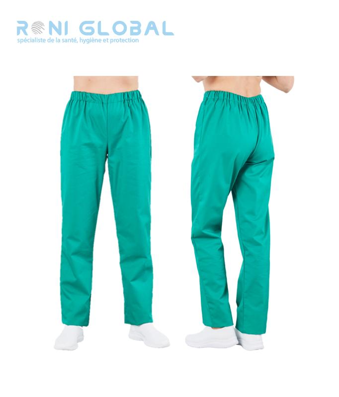 PANTALON MÉDICAL ET DENTISTE UNISEXE EN COTON/POLYESTER - PACO PVB_0