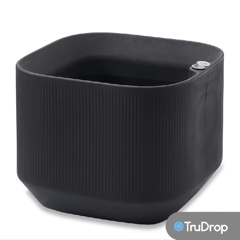 Pot de fleur mod noir 51 x 51 x H.41 cm avec Trudrop One_0