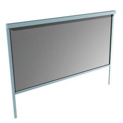 Store screen Cayo 5,00x2,50 M Motorisé Télécommande Intersun, Armature Gris Anthracite, Toile Gris Graphite - aluminium CAYO-5025-7016-MOTL-073G-ACR_0