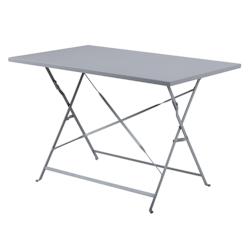 Table de terrasse pliable Bolero grise 1100 x 700mm - GACH969_0