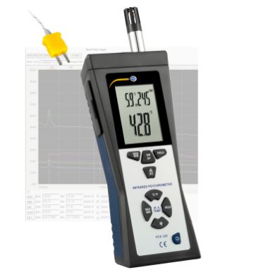 Thermohygromètre pour déterminer la température ambiante, l'humidité relative, le point de rosée,... - PCE-320 - PCE INSTRUMENTS_0