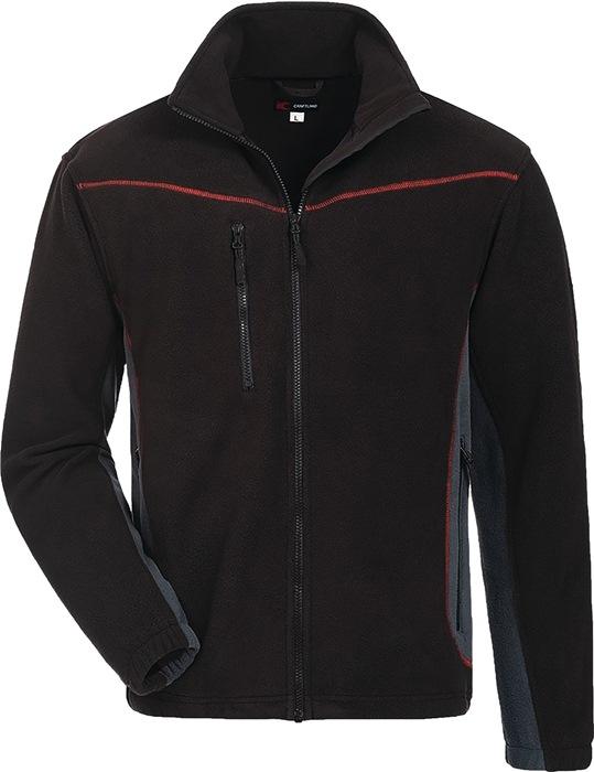 Veste polaire Bekasine XXL noir/gris - 100% polyester micro-polaire antipilling 300 g/m² - CRAFTLAND_0