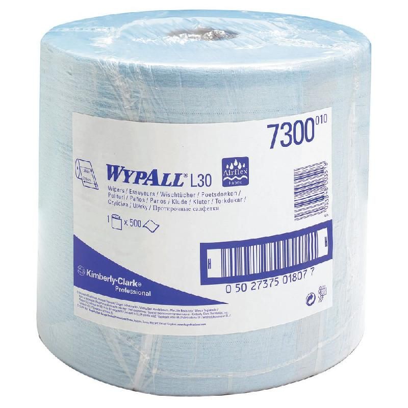 WYPALL* BOBINE D'ESSUYAGE WYPALL - L30 - BLEU - 500 FEUILLES