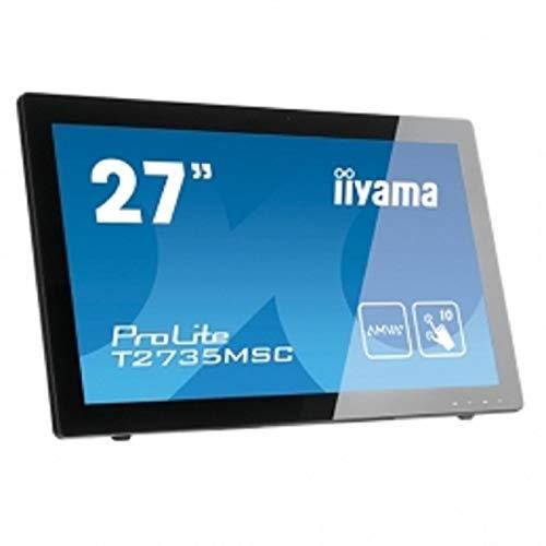 IIYAMA ProLite T2735MSC-B3 - Moniteur tactile 27'' Full HD IPS avec webcam intégrée, haut-parleurs stéréo et support articulé_0
