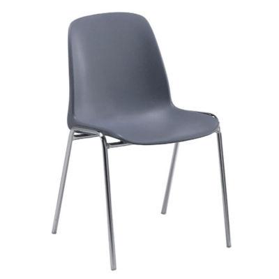 4 chaises coques Séléna grises_0