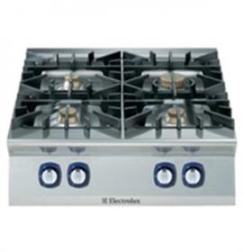 Fourneau gaz top 4 feux vifs 800 mm (3x 6 kw + 1x10 kw) - 391002_0