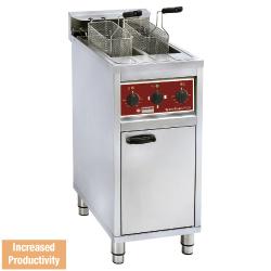 Friteuse électrique 2x 10 lit. Sur meuble      fsm-2v6e/n_0