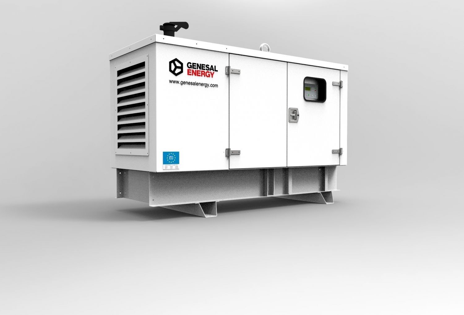 Gen16KC-IN-M - Groupe électrogène industriel - Genesal Energy - XS (5,5-22kVA) - Monophasé - Statique insonorisé_0