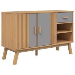 Helloshop26 - Buffet bahut commode armoire meuble de rangement organisateur cuisine salle de séjour salon et 114 x 43 x 73,5 cm bois 02_0036177 - 300_0