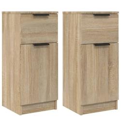 Helloshop26 - Buffet bahut commode armoire meuble de rangement organisateur cuisine salle de séjour salons lot de 2 sonoma 30 x 30 x 02_0036801 - 300_0