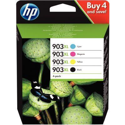 Lot de 4 cartouches d'encre HP 3HZ51AE - Noir, Cyan, Magenta, Jaune - Haute capacité_0