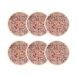 Novastyl - Lot De 6 Coupelles Folly 16cm En Gres - rouge Grès 3256391038888_0