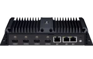 PC industriel compact avec Intel® CoreTM i5 1145G7E avec 4 x HDMI, 3 x LAN, 4 x USB, 2 x ports séries - Référence: NISE70-T02_0