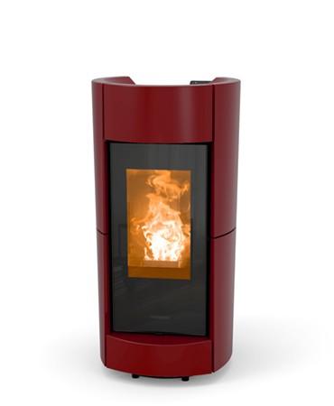 Poêle à granulés ventilé Thermorossi / CHIC PLUS - Bordeaux_0