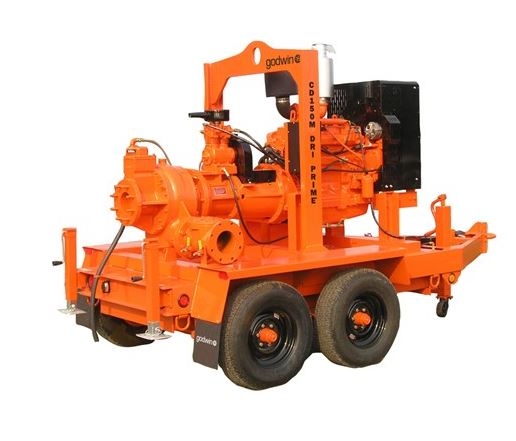 Pompe hydraulique auto-amorçante Godwin CD160M - Débit élevé 1880 US GPM, solides jusqu'à 75mm_0