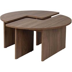 Table basse en aggloméré Moira noyer Hanah Home - 8684283439591_0