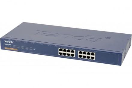 Commutateur Gigabit Tenda TEG1016G - 16 ports RJ-45 - Rackmount - Alimentation interne_0