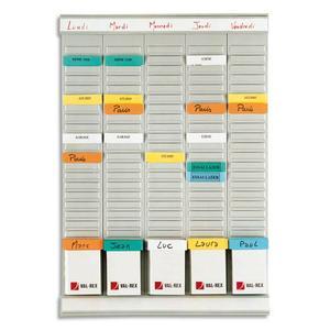 Nobo planning weekly planner 5 bandes de 24 fiches indice 2_0
