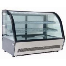 Vitrine chauffante top à poser - 160 litres - +0° à +85°C - Modèle FGTW160L - Acier inox et LED_0