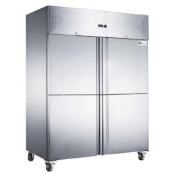 Armoire réfrigérée négative 4 portes pleines 1400 L - Inox - AA14PNNM_0