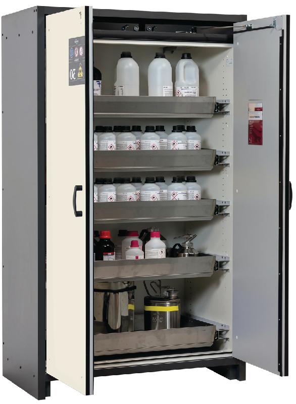 ARMOIRE SÉCURITÉ Q-CLASSIC-30 Q30.195.116 GRIS/BLANC - MANUTAN COLLECTIVITÉS