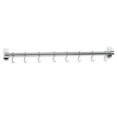 BARRE À USTENSILES - 8 CROCHETS 60CM EN INOX - LACOR - BARRE À LOUCHES
