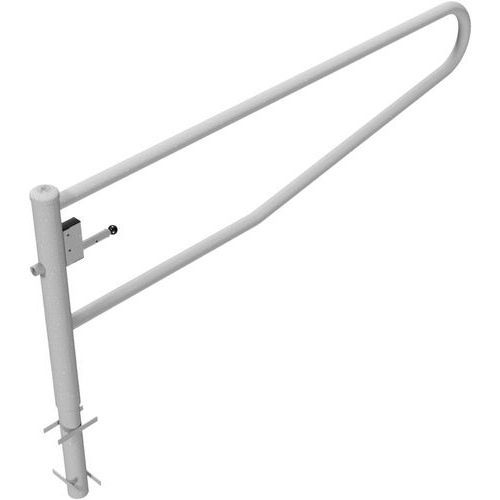 BARRIÈRE-PORTE PIVOTANTE À BÉTONNER AVEC BLOCAGE - 2500MM - SCHAKE
