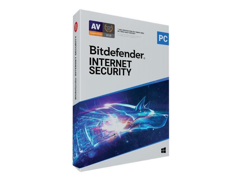 BITDEFENDER INTERNET SECURITY - VERSION BOÎTE (1 AN) - 1 PC
