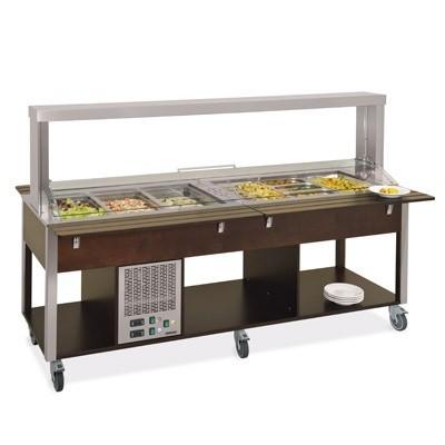 BUFFET  MIXTE CHAUD/FROID AVEC VITRINE PARE-HALEINE_0