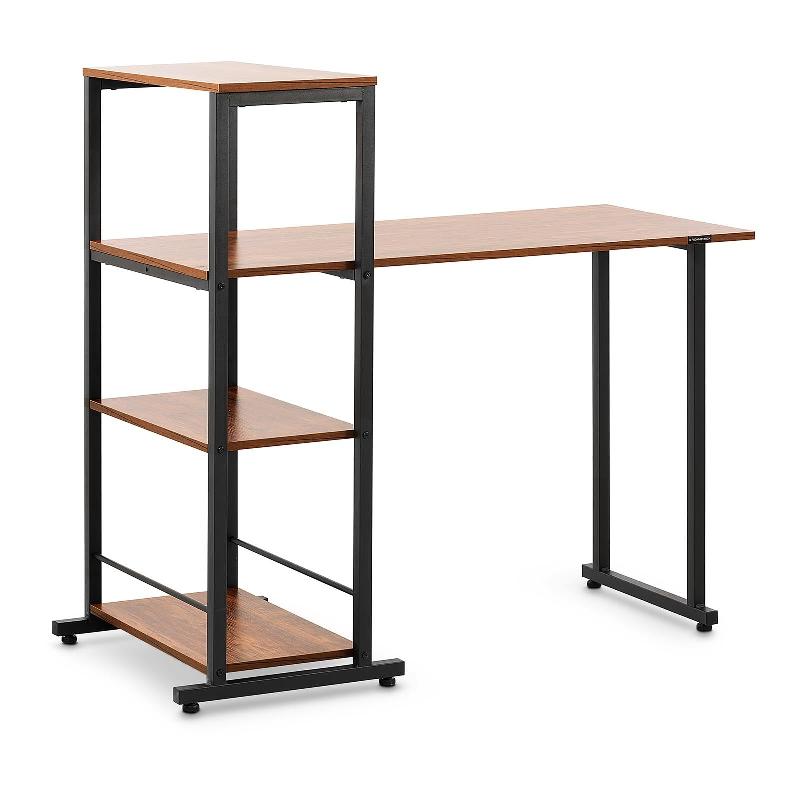 Bureau avec étagère intégrée - Plateau 110 x 50 cm - Charge 105 kg - Hauteur 75 cm - Table ordinateur 14_0005963_0