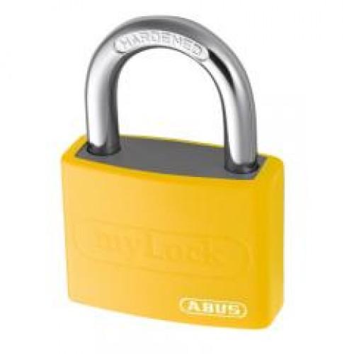 CADENAS À CLÉ - T65AL - 40 MM - MYLOCK - JAUNE ABUS