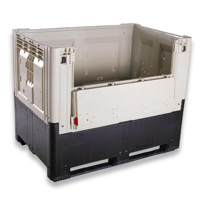 Caisse palette pliable Smartbox Grande hauteur à trappe d'accès 1200 x 800_0