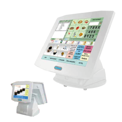 Caisse enregistreuse tactile premium Pointex i54 - écran TFT 15'' - étanche et sans ventilateur_0