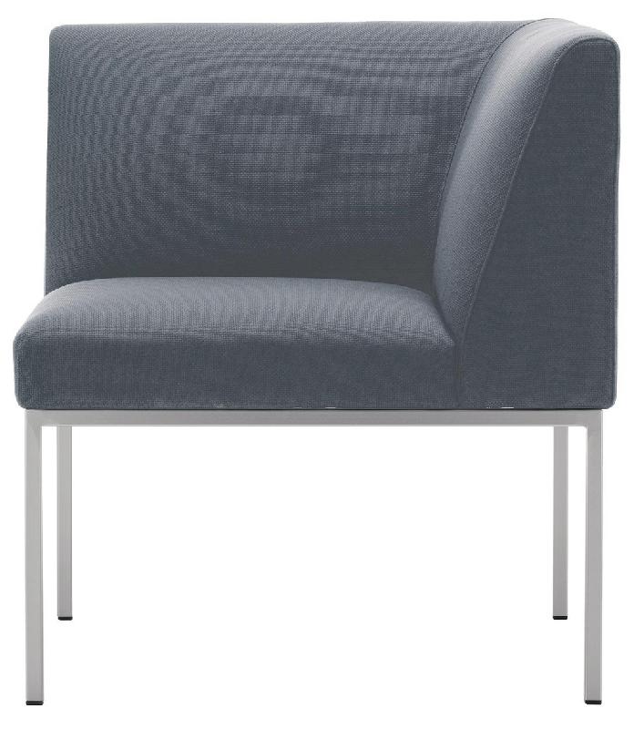 CHAUFFEUSE D\'ANGLE ATRIUM TISSU M1 GRIS - MANUTAN COLLECTIVITÉS