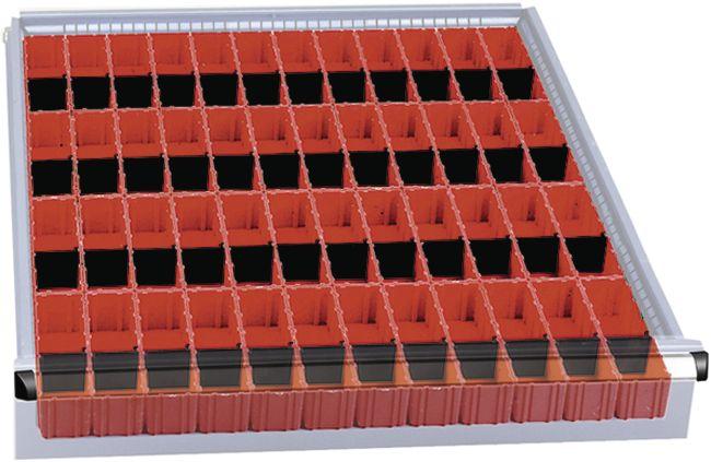 Compartiment casiers pour Serie 115 - 714x707 mm H 125/150 mm Heco HE115075C4_0